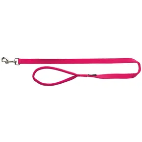 PREMIUM-Leine mit gepolstertem Griff - Fuchsia L-XL: 1,00 m/25 mm